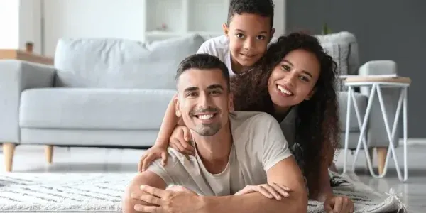 family in pest free home